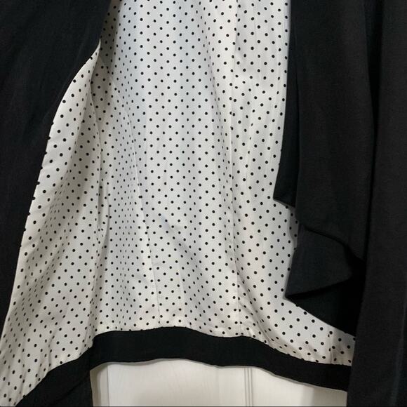 Cartonnier black drape front blazer - Picture 8 of 11